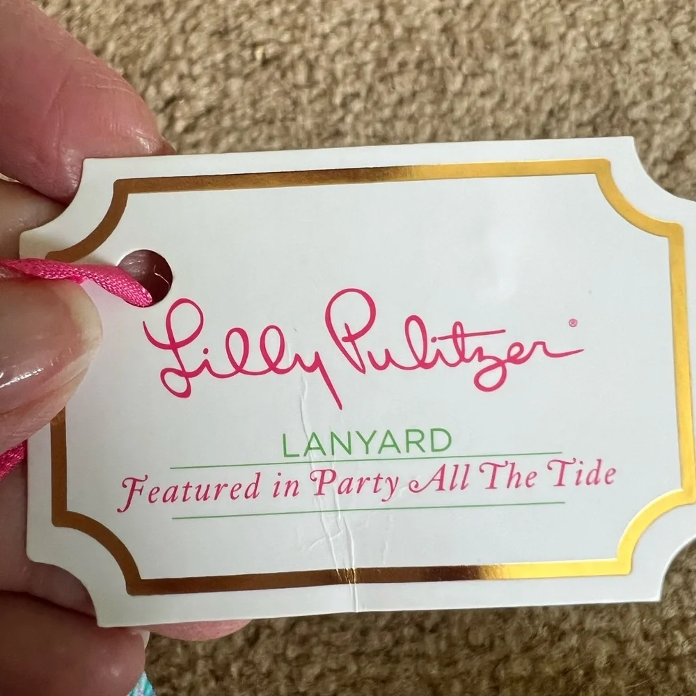 Lilly Pulitzer lanyard in “party all the tide NEW! - Picture 3 of 3